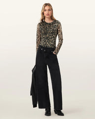 Ellie Mesh Long Sleeve T-Shirt