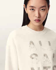 Stacks Separo Embellished Cropped Sweatshirt