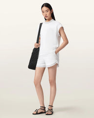 Lele Lace Trim Cotton Tank Top