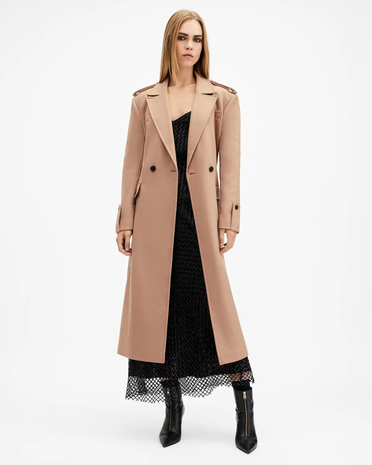 Augusta Cashmere Wool Blend Coat