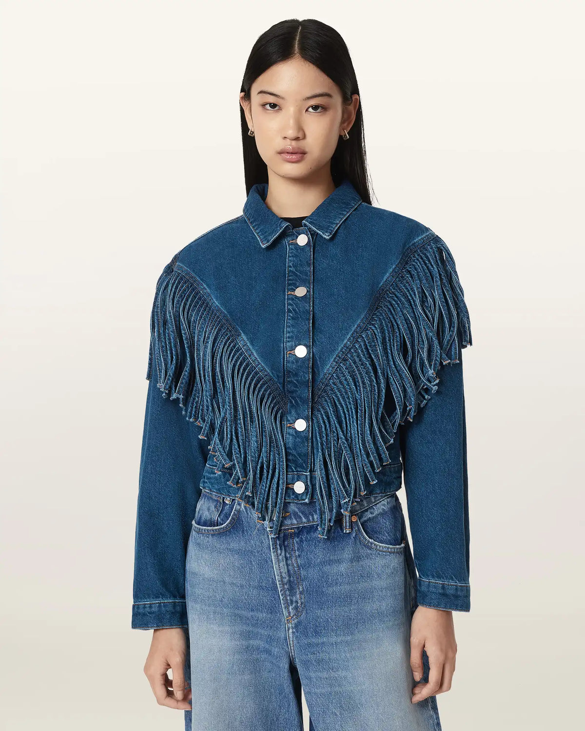 Marlene Westen Tassel Denim Jacket