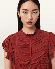 Shaela Ruffled Maxi Dress