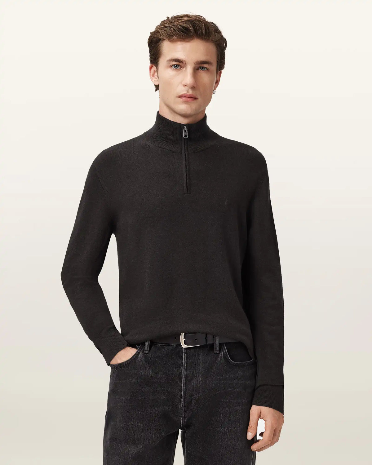 Kilburn Zip Funnel Neck Ramskull Sweater