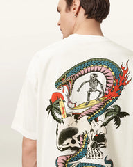 Snakepit Oversized Short Sleeve Graphic T-Shirt
