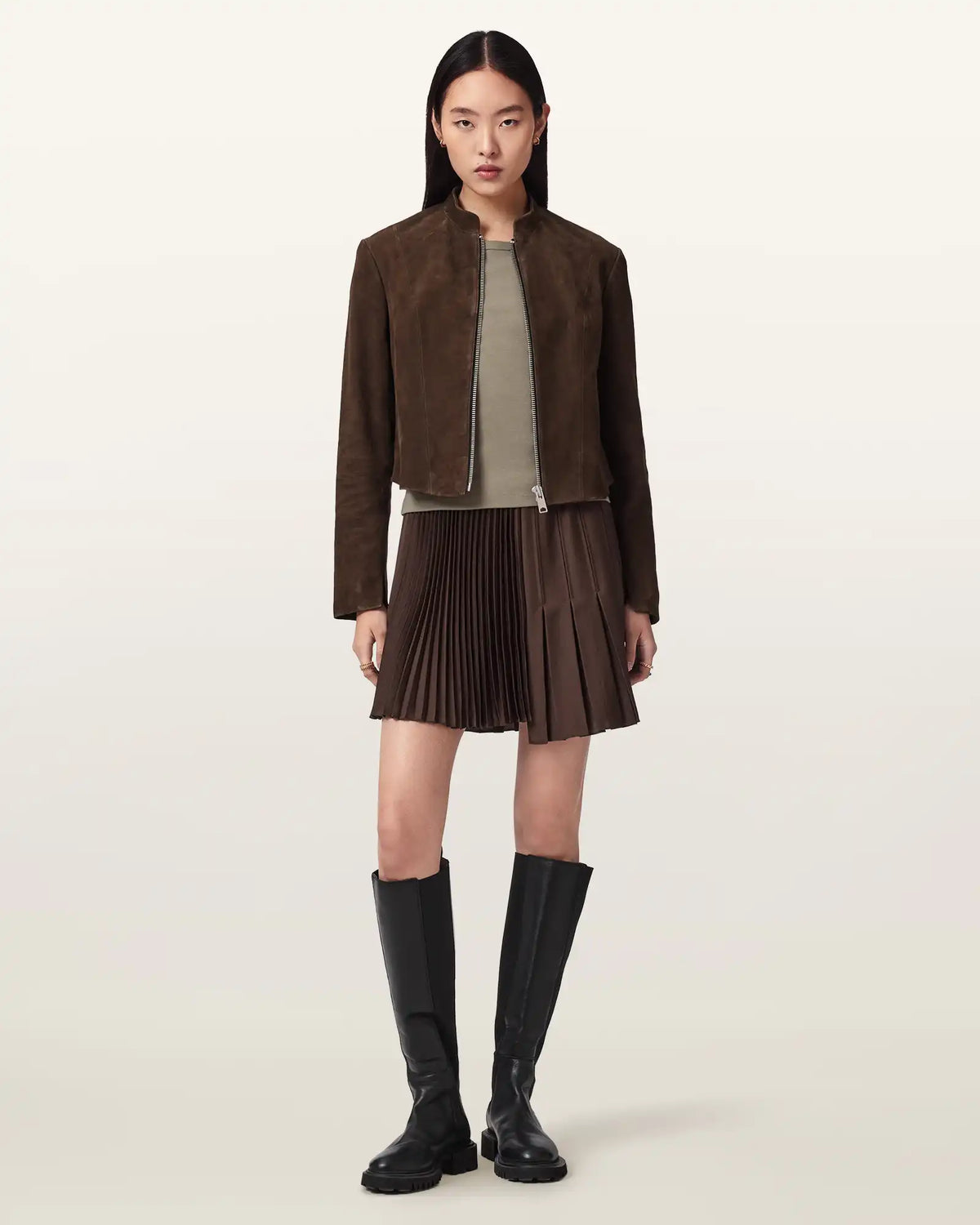 Jax Asymmetric Mini Skirt