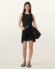 Katarina Boat Neck Slim Fit Tank Top