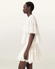 Lillith Embroidered Mini Skirt