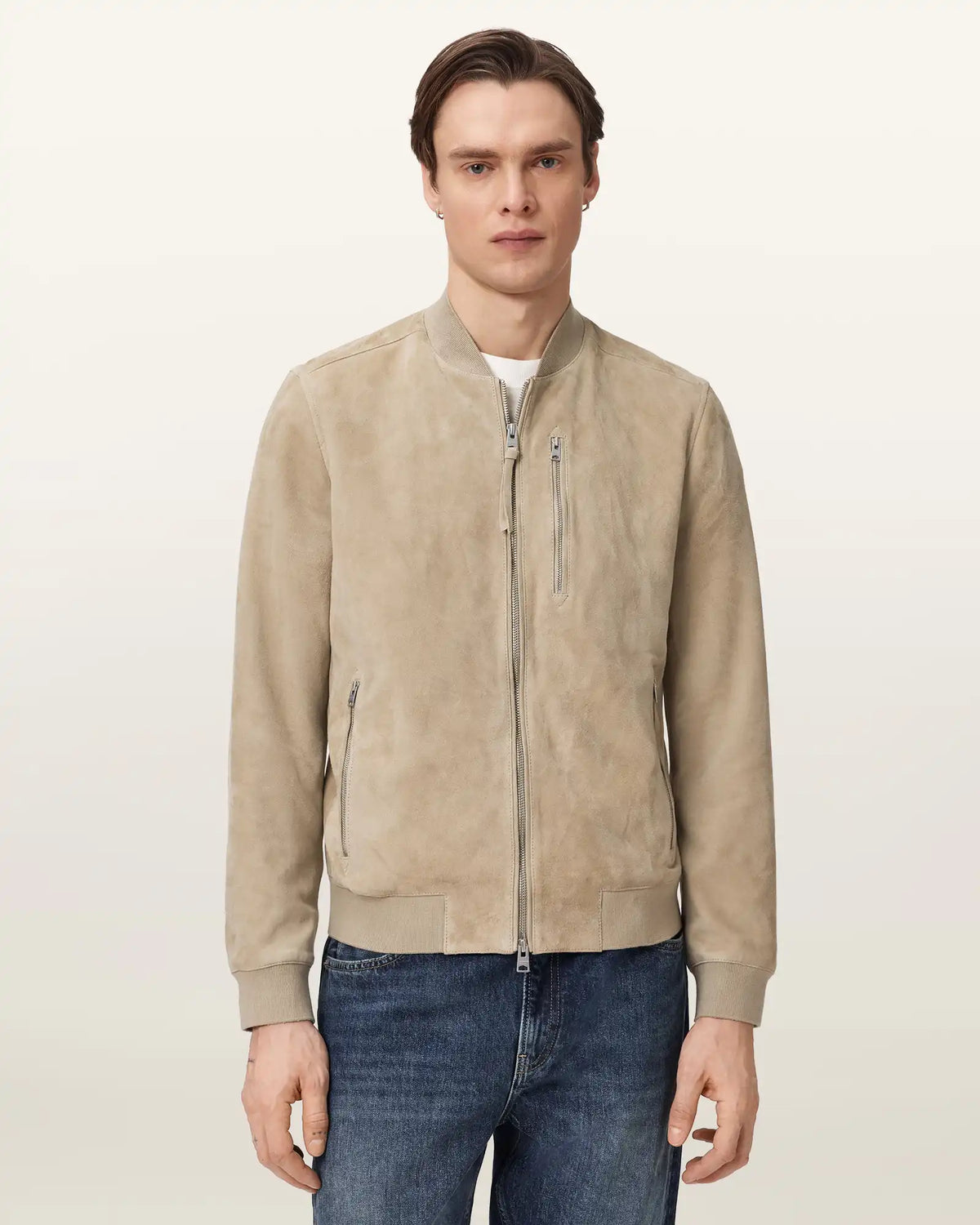 Kemble Suede Bomber Jacket