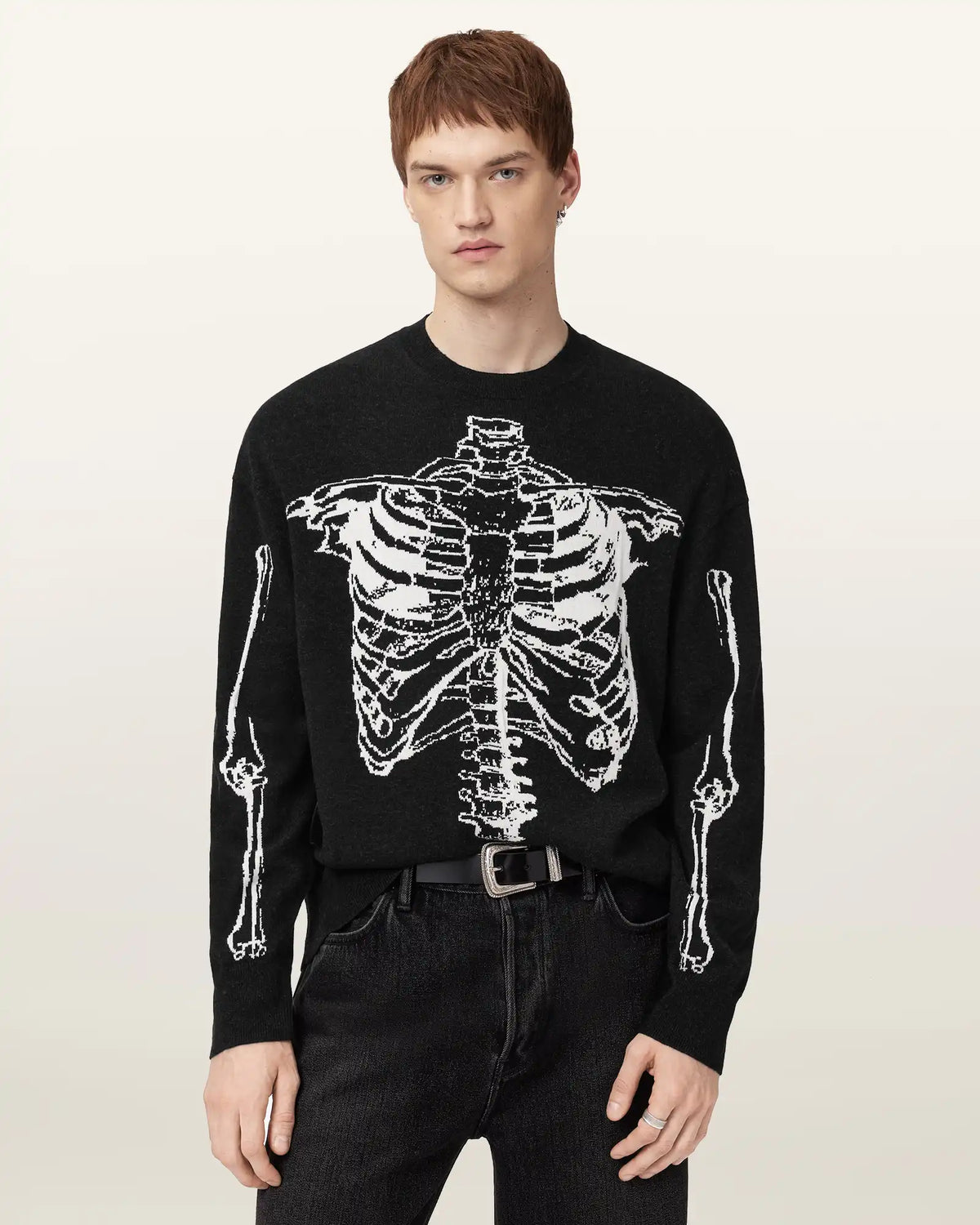 Skelli Crew Neck Wool Sweater