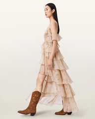 Sienna Ruffle Maxi Dress