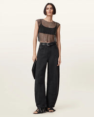 Calytrix Sparkle Fish Net Top