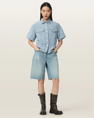 Tove Short Sleeve Linen Blend Shirt