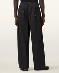 Echo Linen Blend Barrel Leg Pants