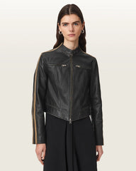 Tiggy Fitted Leather Jacket