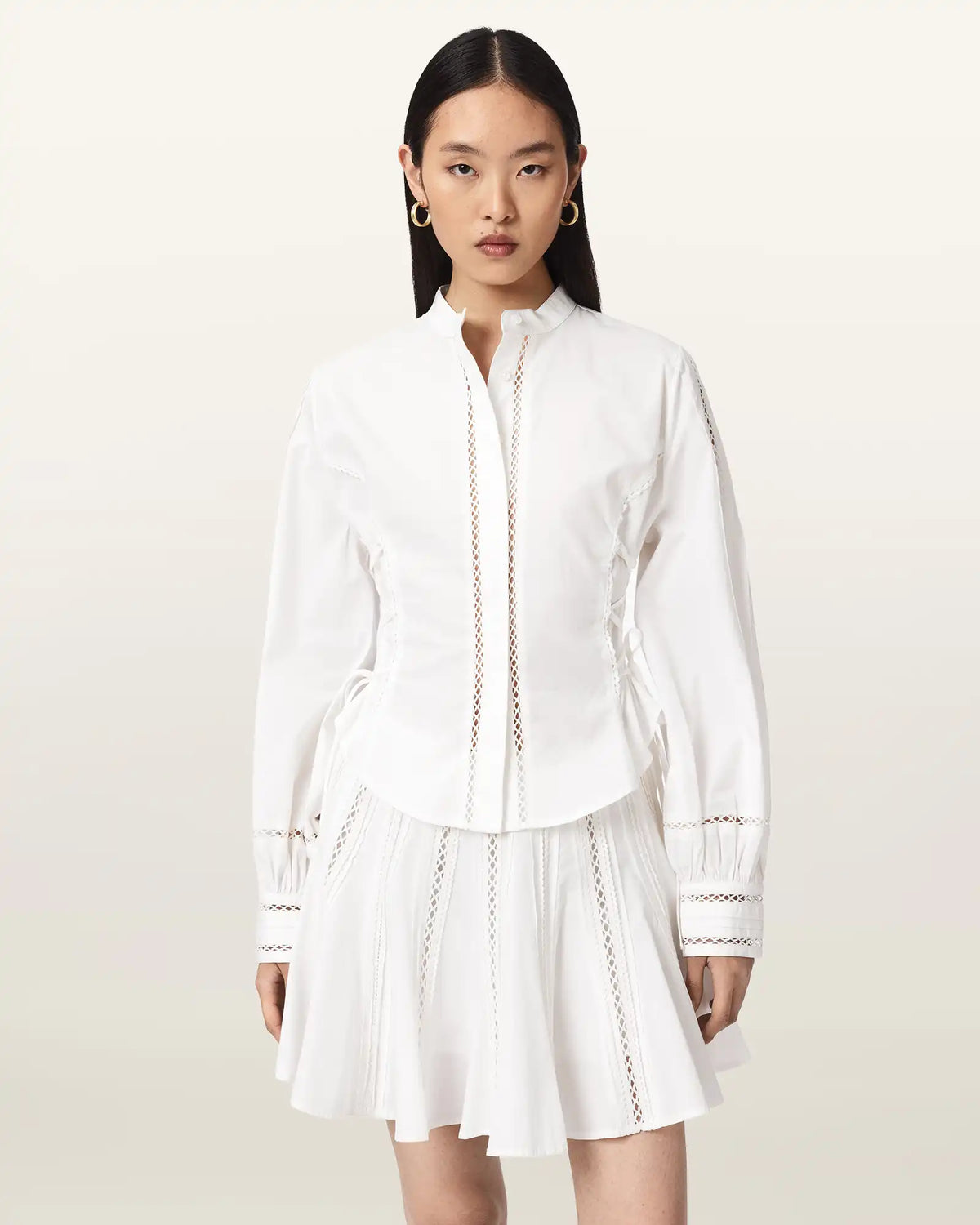 Frances Long Sleeve Fitted Shirt