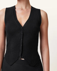 Cruz Ribbed Knitted Vest