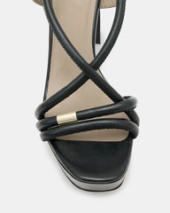 Bella Leather Platform Heel