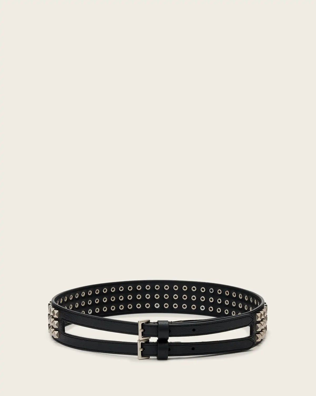 Drea Leather Studded Belt