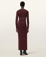 Elsie Zipper Maxi Dress