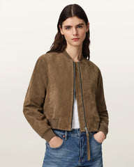 Orten Suede Bomber Jacket