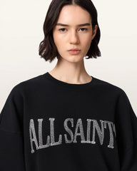 Dash Lila Oversized Embroidered Sweatshirt