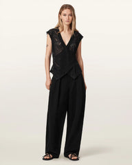 Vera Sleeveless Wrap Blouse