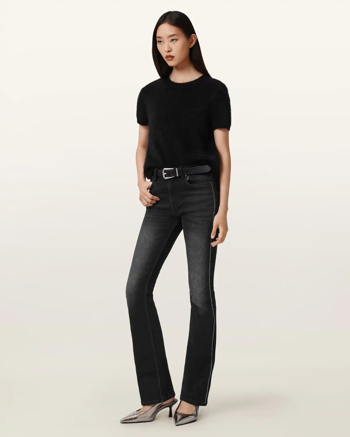Haldan Crystal Embellished Jeans