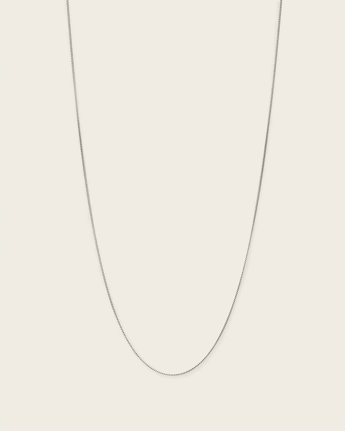 Axl Sterling Silver Large Curb Necklace