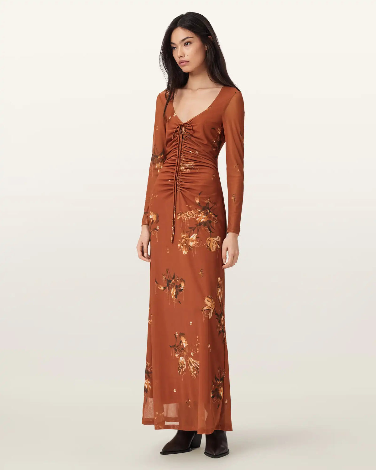Gabby Mesh Maxi Dress