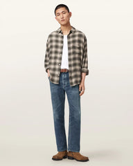 Bead Straight Leg Illusion Pants