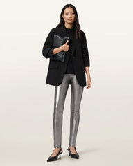 Cora High-Rise Leather Leggings