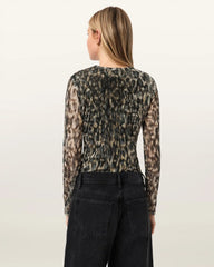 Ellie Mesh Long Sleeve T-Shirt