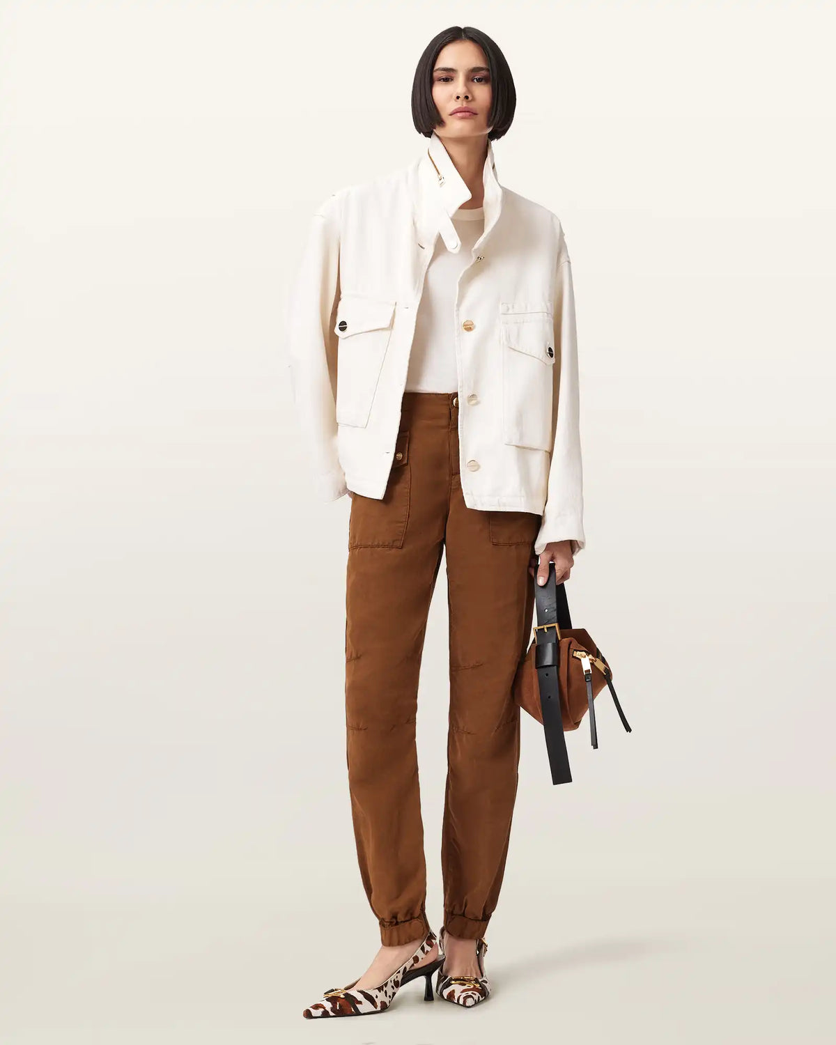 Val Cargo Linen Blend Pants