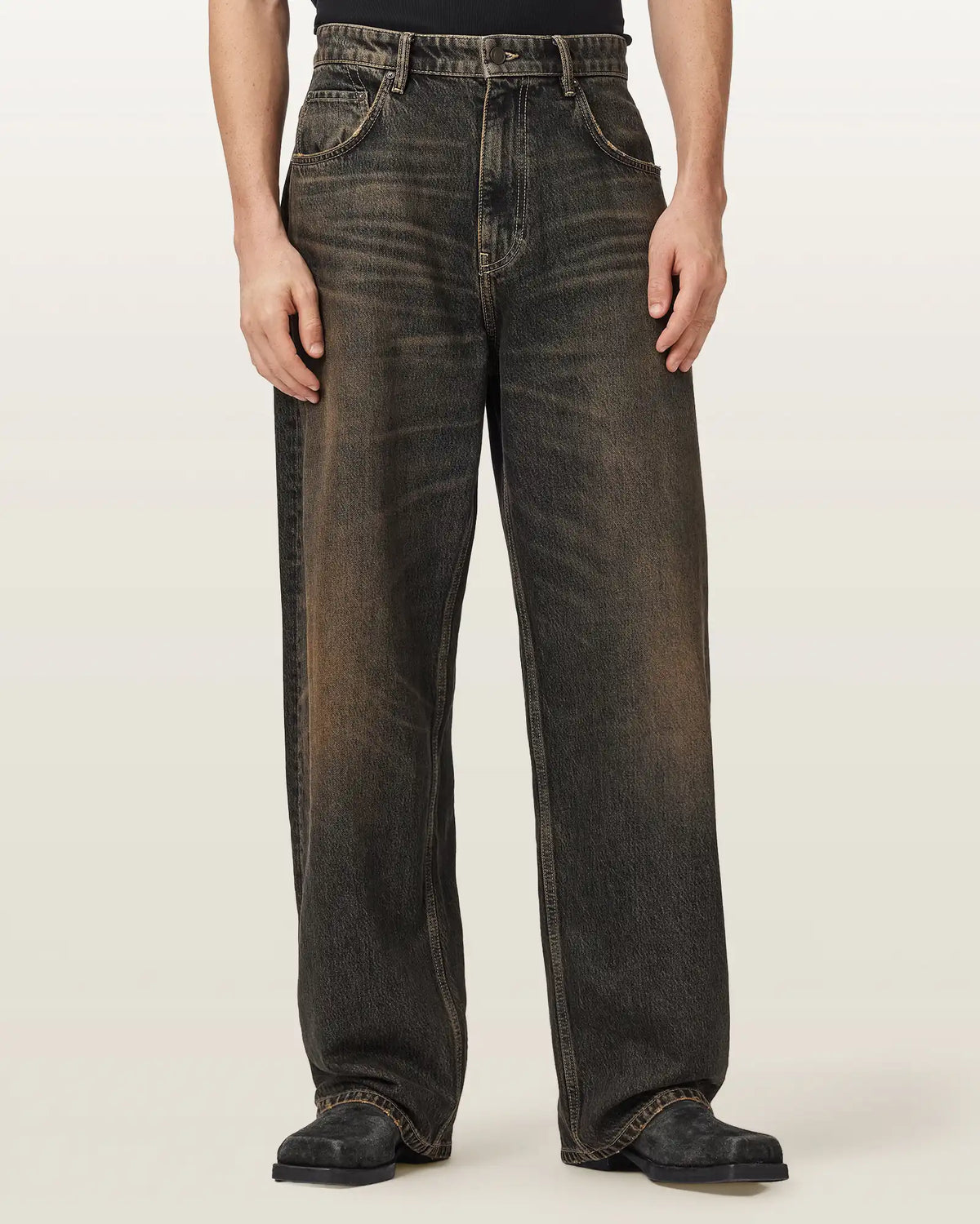 Rivet Relaxed Fit Denim Jeans