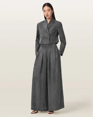 Marrlo Double Breasted Cropped Blazer
