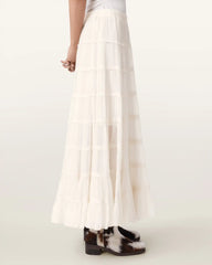 Eva Tiered Midi Skirt