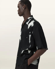 Templar Oversized Short Sleeve Printed Shirt