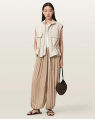 Eshe Loose Fit Satin Pants
