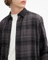Sonik Brushed Checked Relaxed FIt Shirt