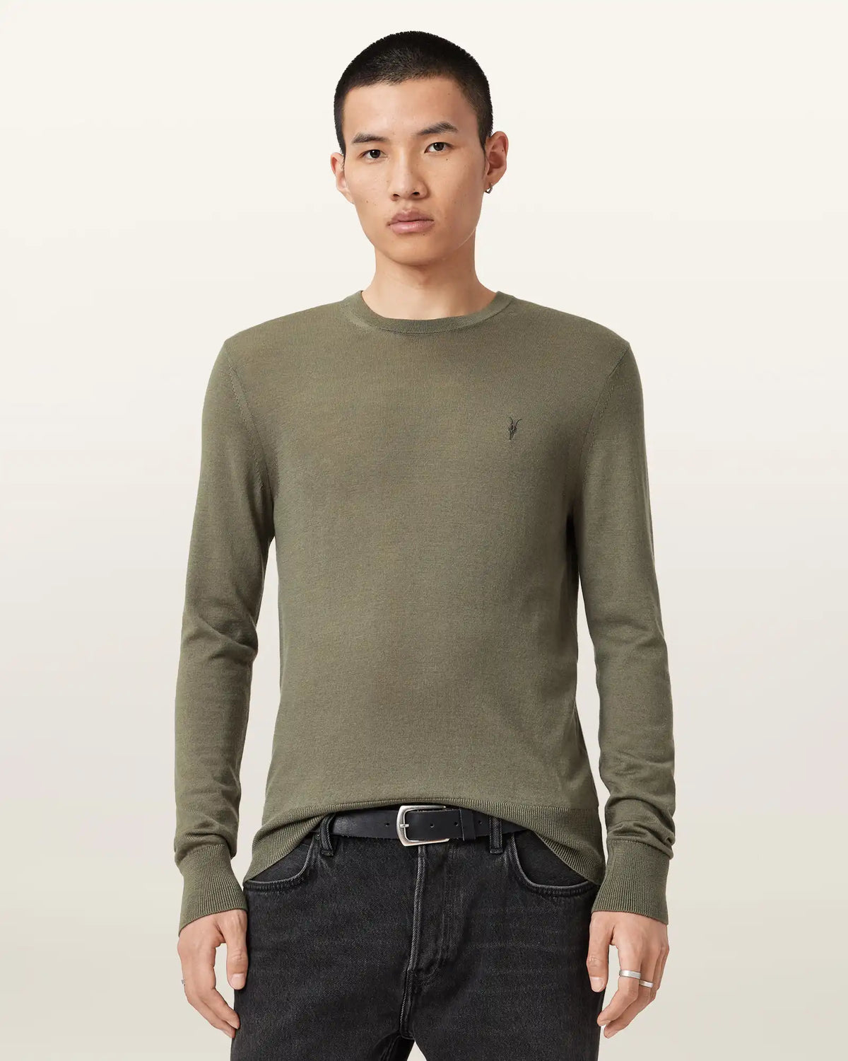 Mode Merino Crew Neck Ramskull Sweater