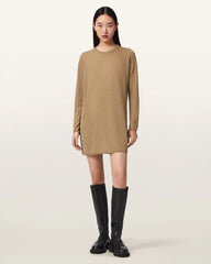 Tillii Metallic Long Sleeve Mini Dress