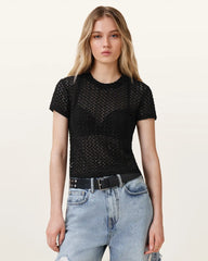 Karma Crochet Stevie Slim Fit T-Shirt