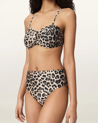 Talaria High Rise Animal Print Bikini Bottoms
