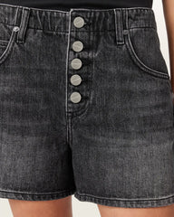 Tay Mid Rise Denim Shorts