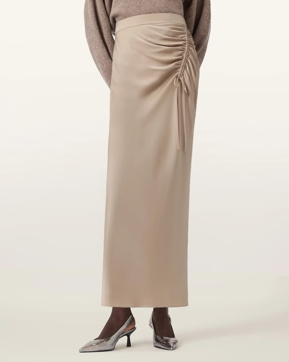 Alexia Gathered Maxi Skirt