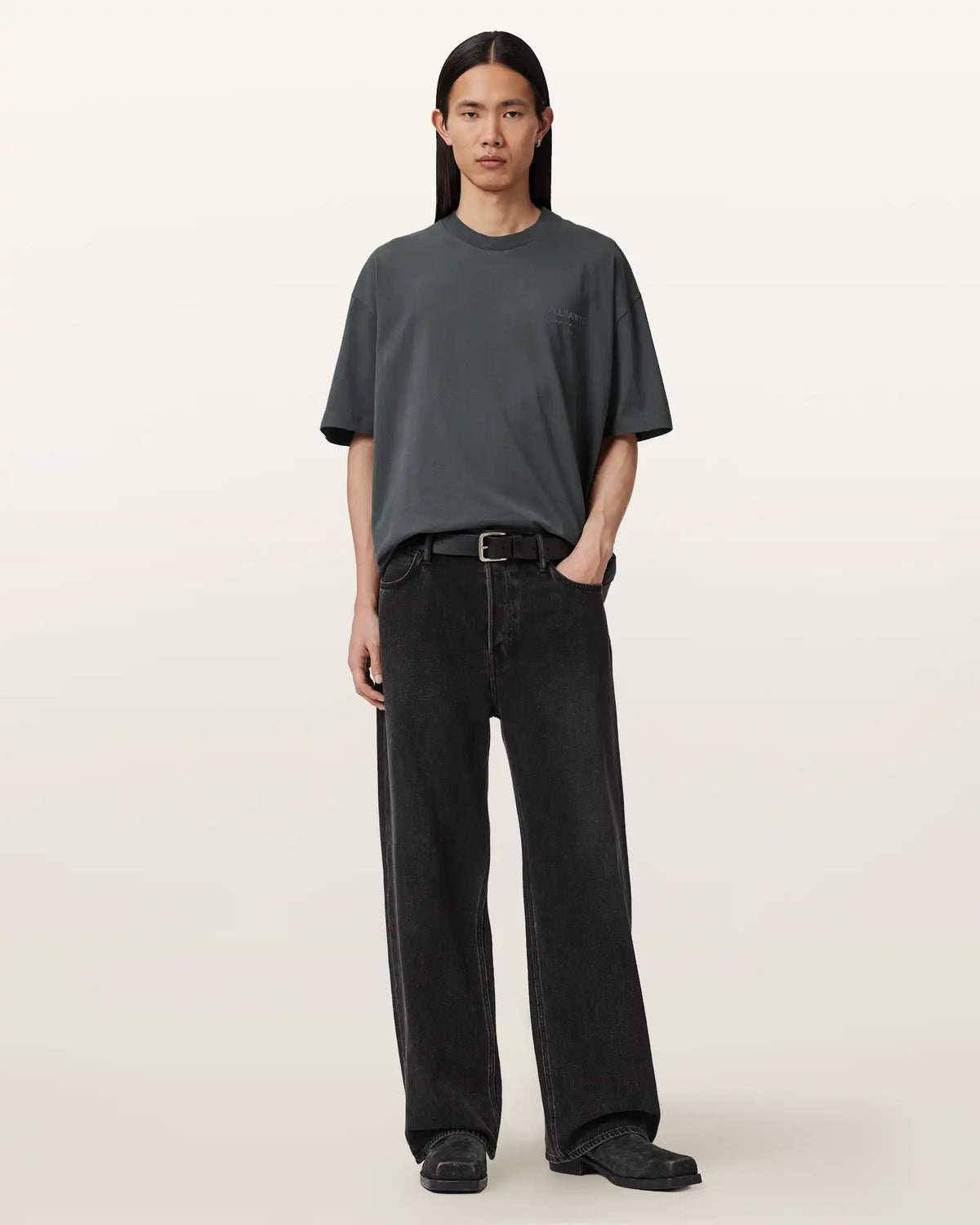 Xander Flocked Logo Oversized T-Shirt