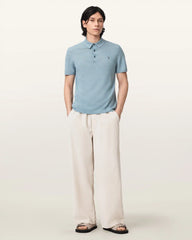 Mode Merino Short Sleeve Ramskull Polo Shirt