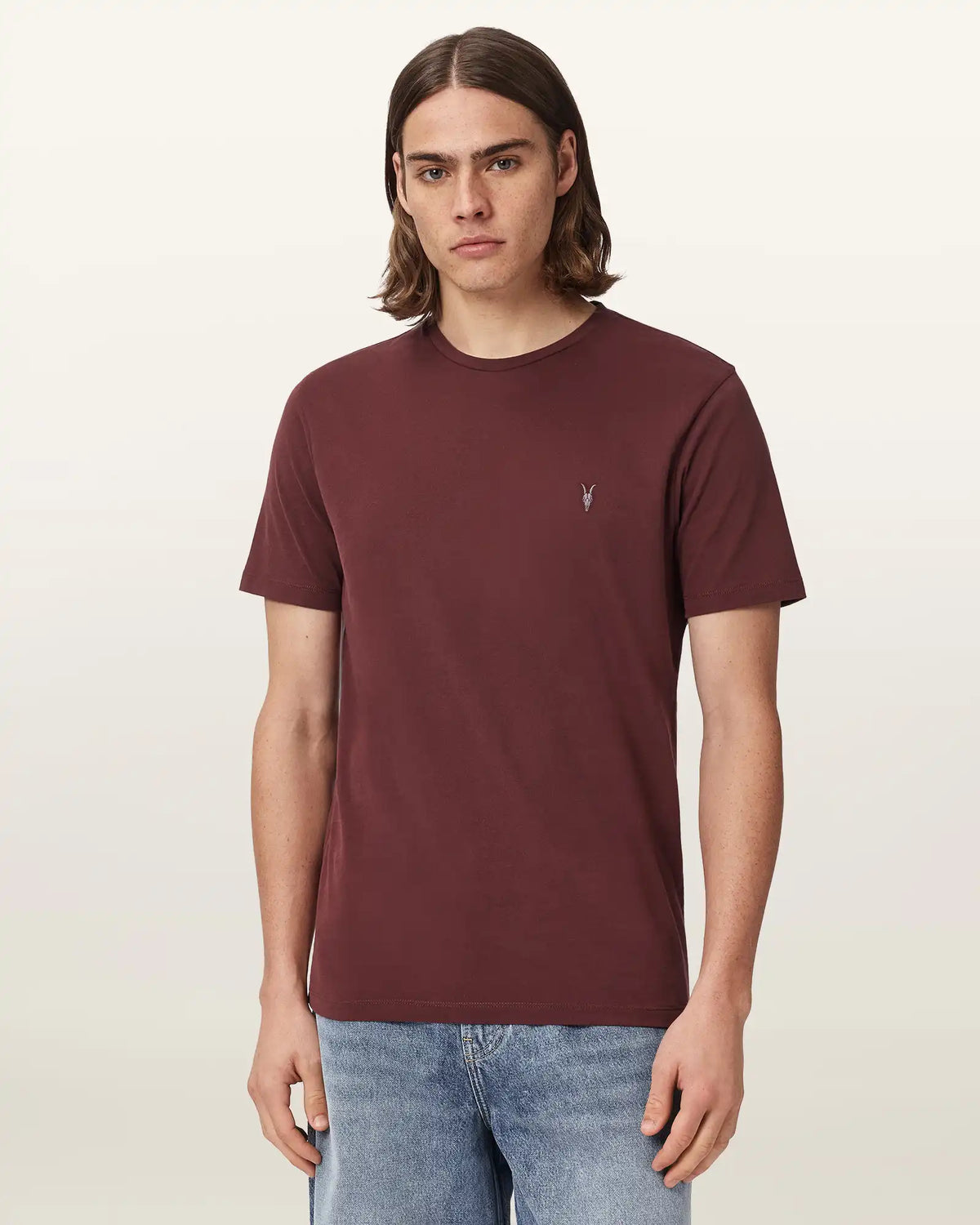 Brace Brushed Cotton Crew Neck T-Shirt