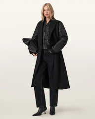 Paulah Wool Blend Double Breasted Coat