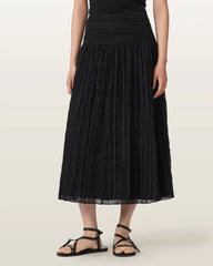 Asal Ruched Maxi Skirt